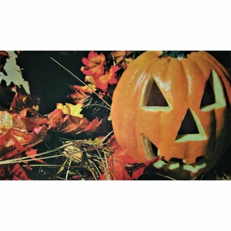 H2H DM 83 Pumpkin Carving Non Slip Indoor Door Mat, 27 x 18 in. H22848709